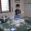 la farina ci piace!!! soprattutto se è sparsa ovunque!!!