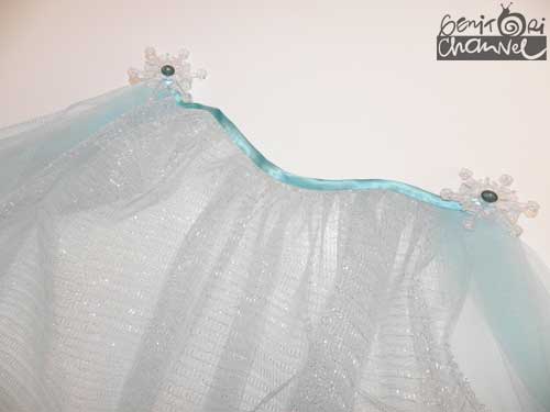 Elsa di Frozen - costume fatto in casa