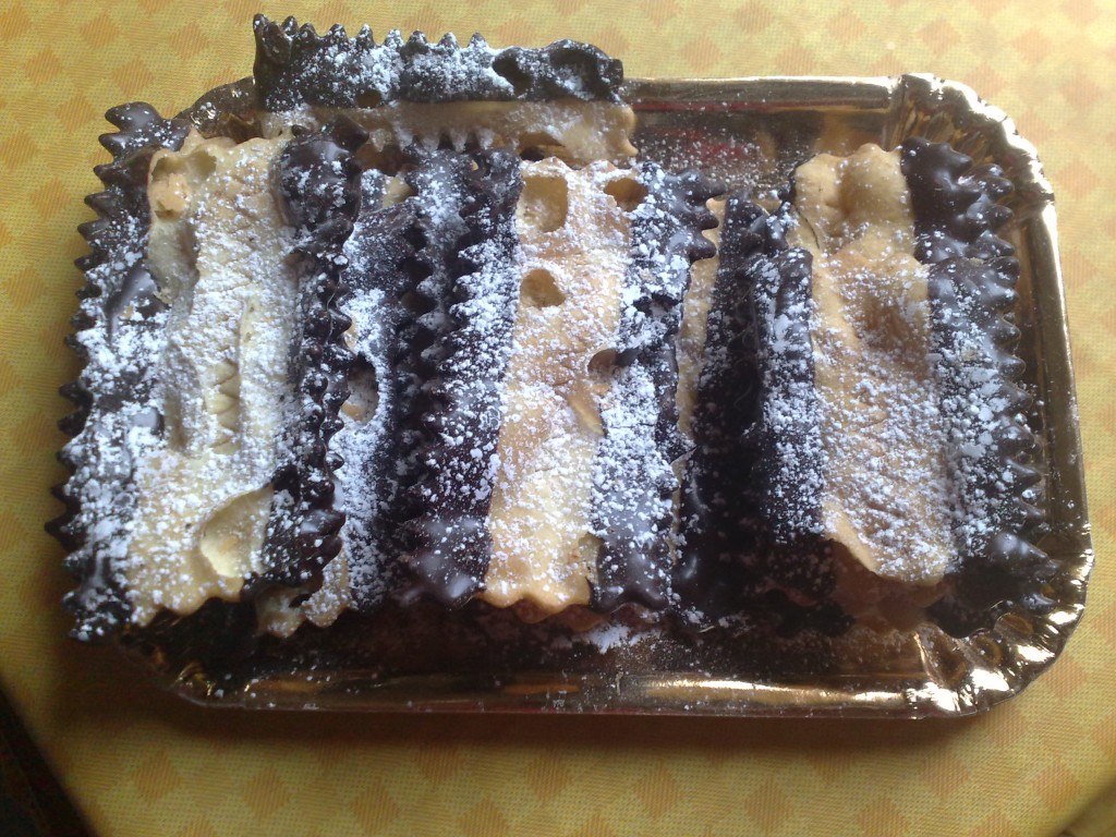 chiacchiere cioccolato
