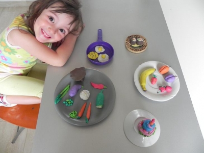 cibo di plastilina