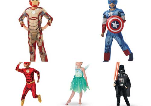 5 costumi supereroi