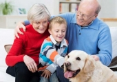Nonni con cane