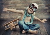 Bambino che vola