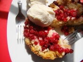 Plum cake ribes rosso